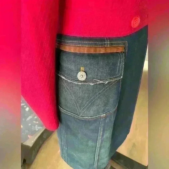 Dolce & Gabbana Wool Denim Coat,  Size 40/M - Picture 9 of 9